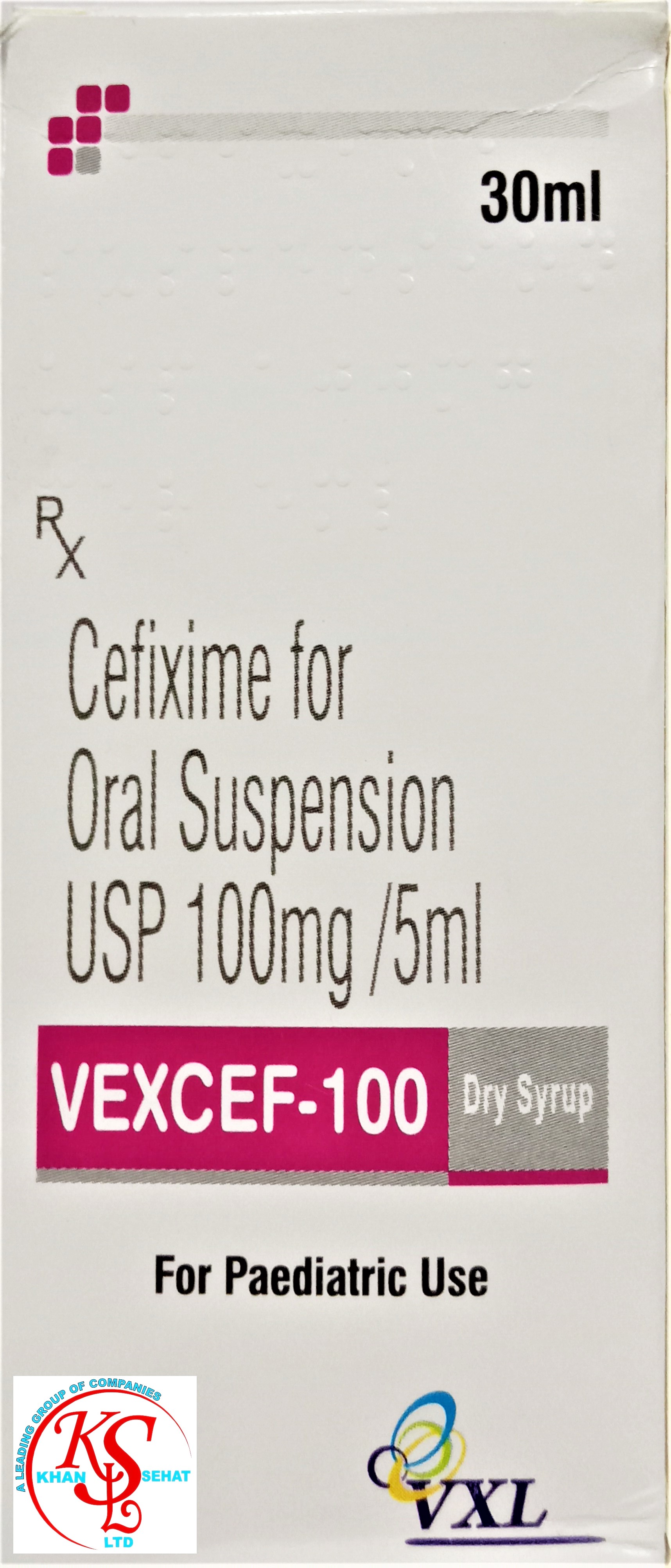VEXCEF-100 SUS
